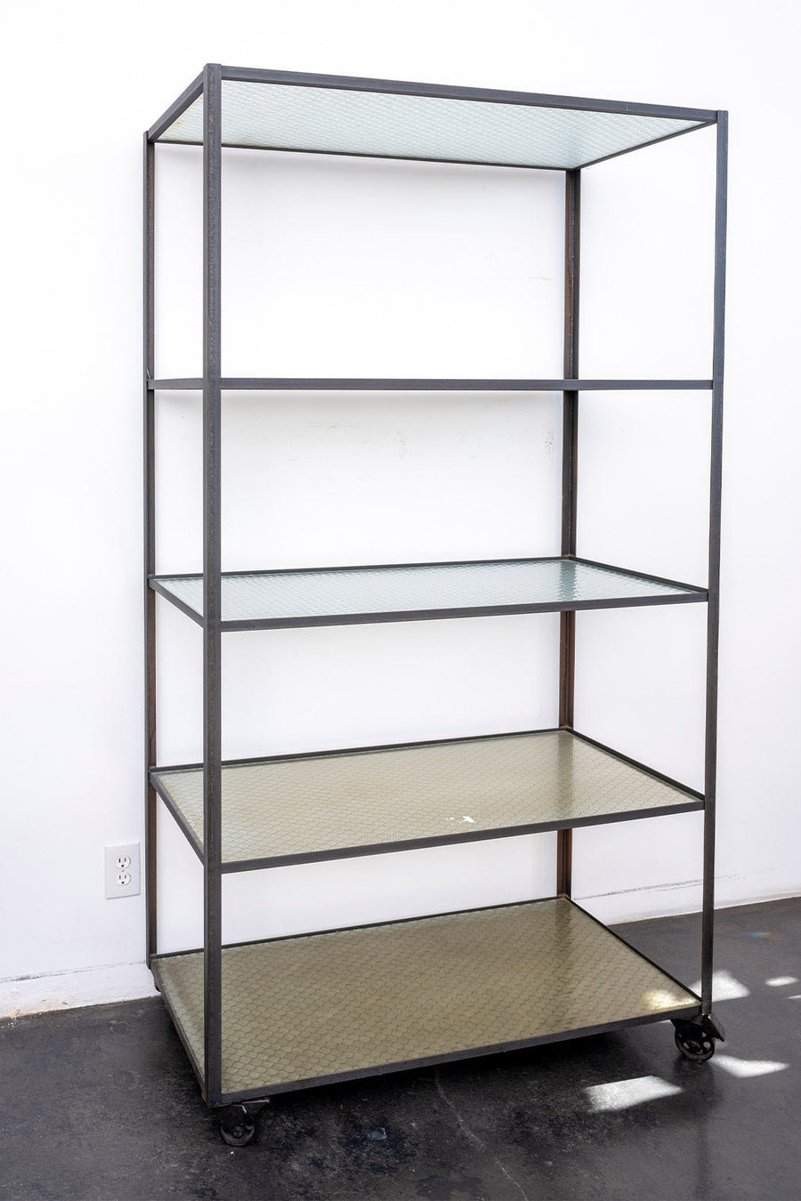 STEEL ROLLING SHELVES - Burning Torch Online Boutique