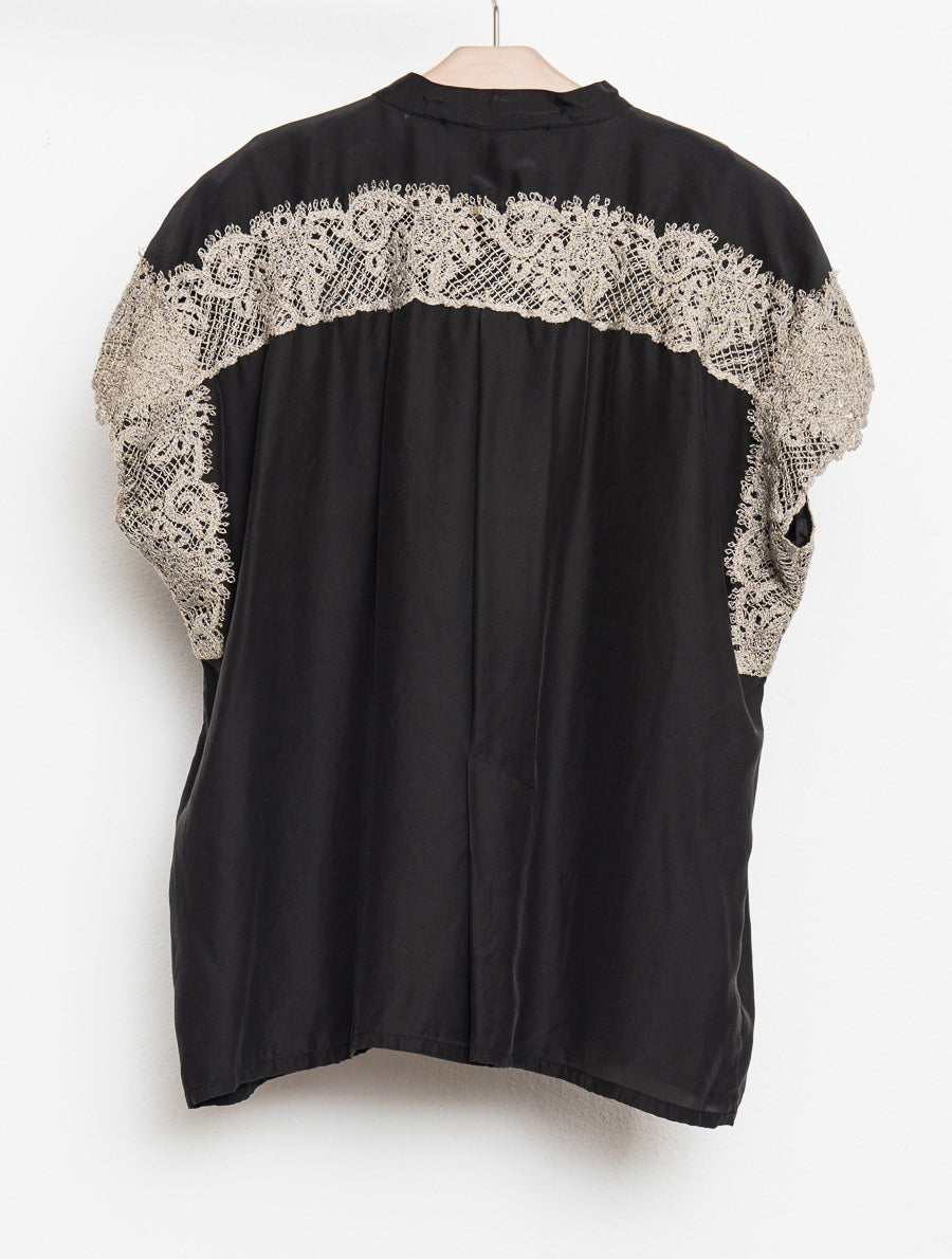 Stella Shell Top Black sample - Burning Torch Online Boutique