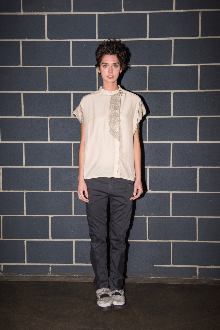 Stella Shell Top Black sample - Burning Torch Online Boutique