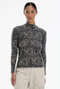 TATE PRINTED CASHMERE TURTLENECK, NOUVEAU - Burning Torch Online Boutique