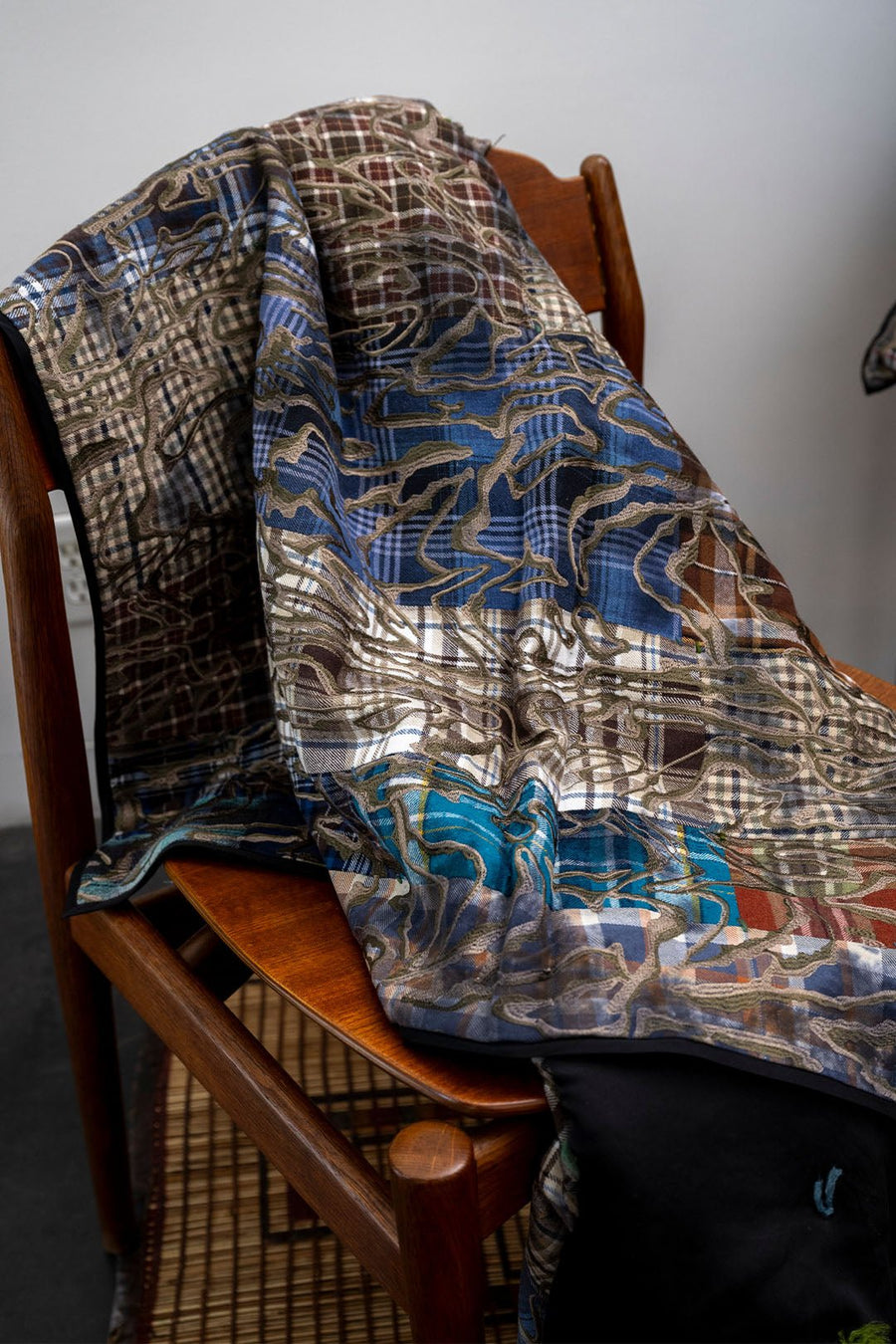 THE DRYAD EMBROIDERED QUILT, MULTI - Burning Torch Online Boutique