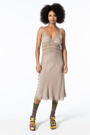 THE EMPRESS DRESS, TAUPE - Burning Torch Online Boutique