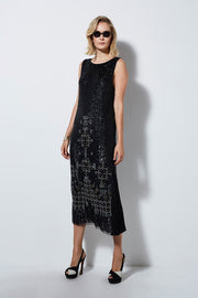 TWIGGY BEADED DRESS - Burning Torch Online Boutique