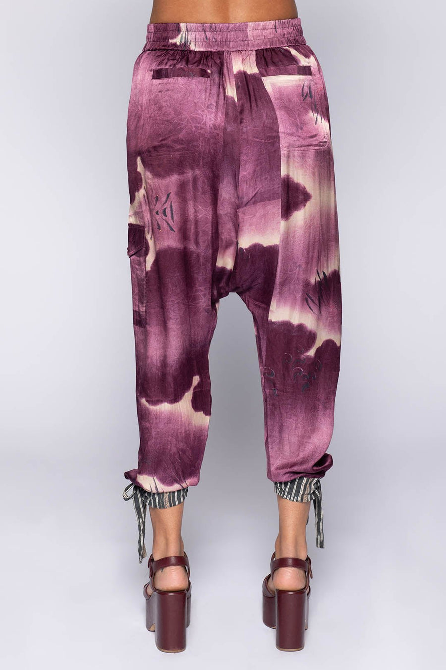 UBUD DROP CROTCH PANT, PLUM - Burning Torch Online Boutique