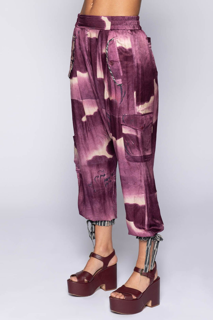 UBUD DROP CROTCH PANT, PLUM - Burning Torch Online Boutique