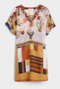 UPCYCLED SCARVES CAFTAN - Burning Torch Online Boutique