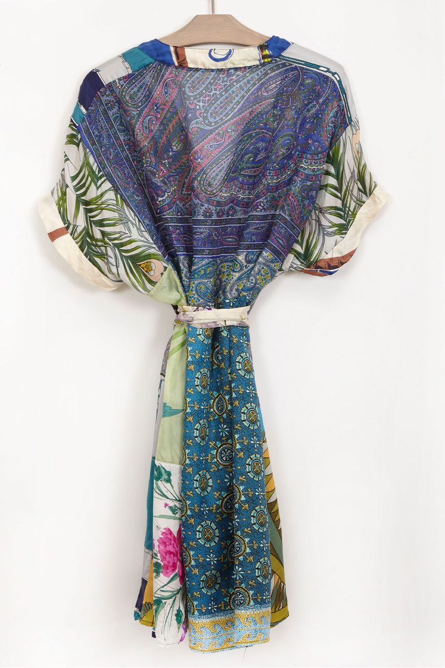 UPCYCLED SCARVES CAFTAN - Burning Torch Online Boutique