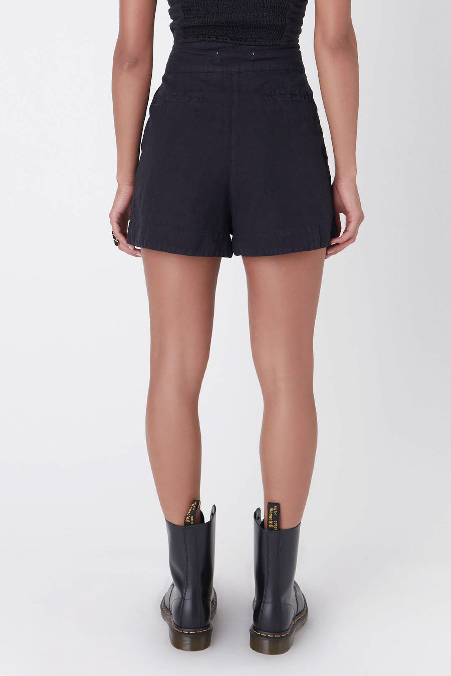 UTILITY HIGH WAISTED SHORT, BLACK - Burning Torch Online Boutique