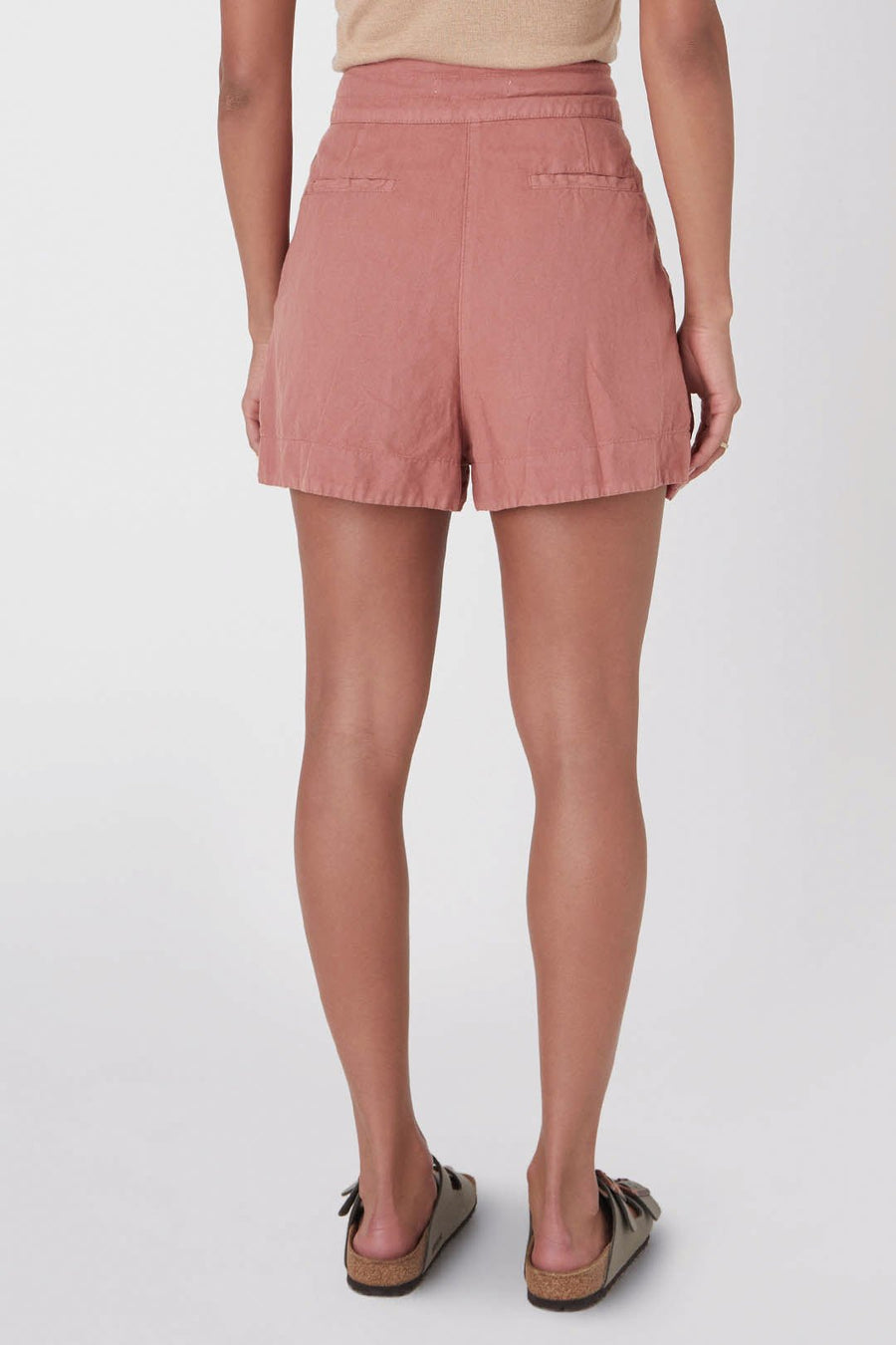 UTILITY HIGH WAISTED SHORT, CLAY - Burning Torch Online Boutique