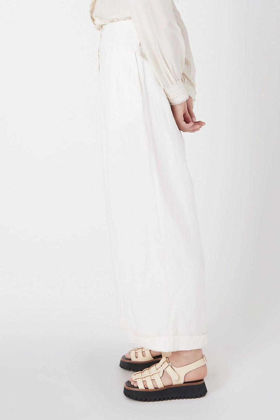 UTILITY HIGH WAISTED WIDE LEG PANT, PAPYRUS - Burning Torch Online Boutique
