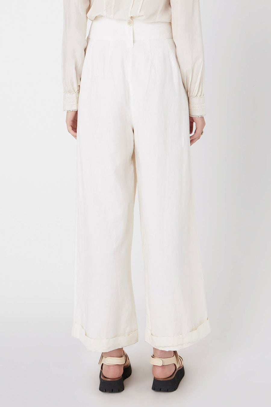 UTILITY HIGH WAISTED WIDE LEG PANT, PAPYRUS - Burning Torch Online Boutique