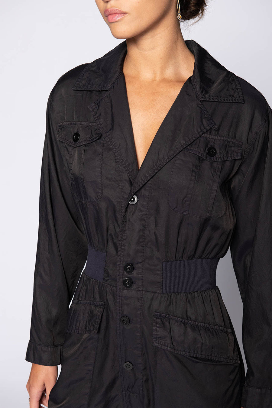 UTILITY SLEEVELESS JUMPSUIT, BLACK - Burning Torch Online Boutique