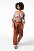 VALENTINE CARGO PANTS, RUST - SAMPLE 10354 - Burning Torch Online Boutique