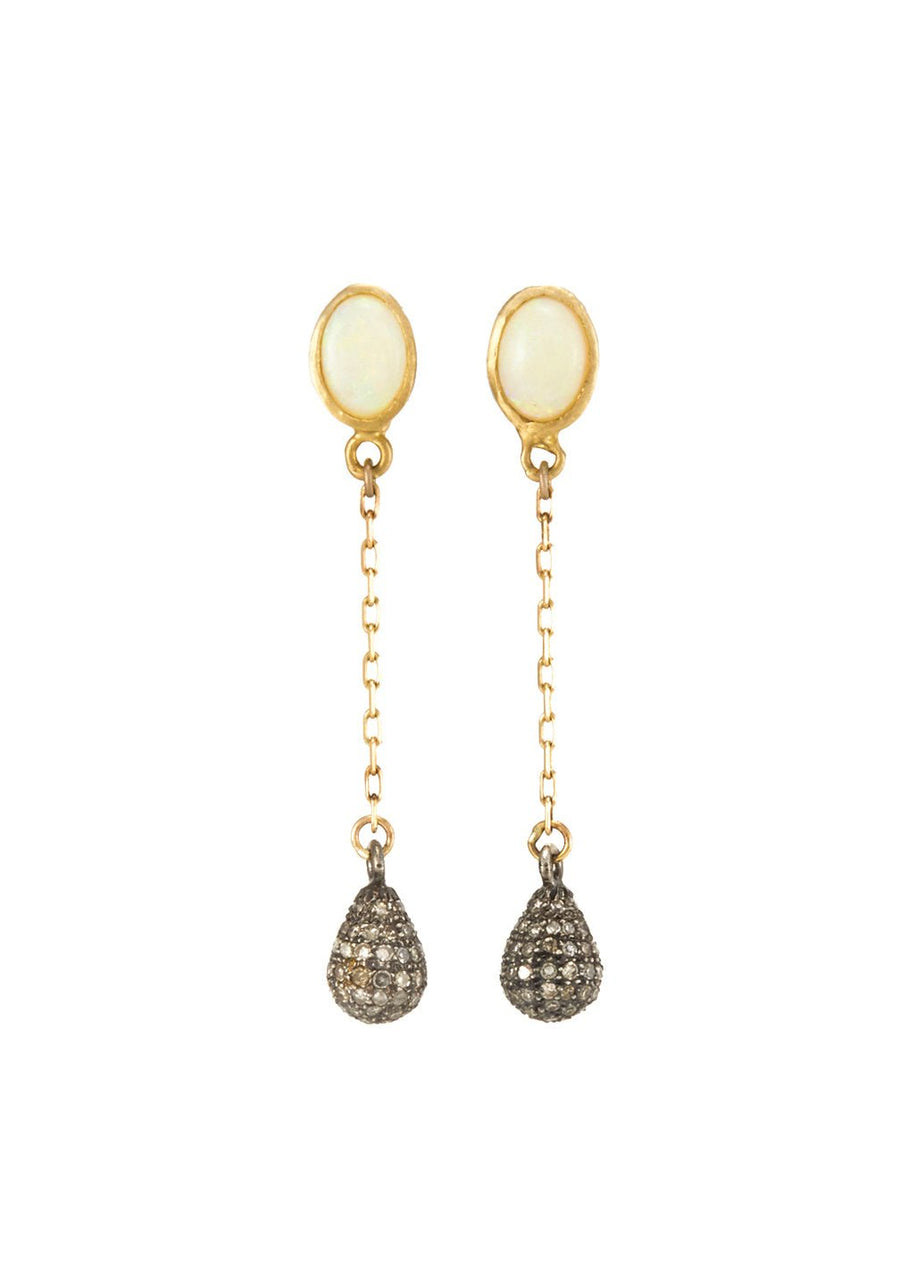 VICTORIA EARRINGS, GOLD - Burning Torch Online Boutique