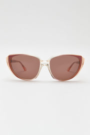 VINTAGE BALMAIN SUNGLASSES, TAUPE - Burning Torch Online Boutique