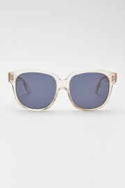 VINTAGE EMMANUELLE KHANH SUNGLASSES, CLEAR - Burning Torch Online Boutique