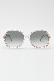 VINTAGE OVERSIZED GUCCI SUNGLASSES, TAUPE - Burning Torch Online Boutique