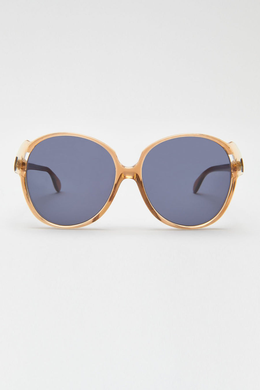 VINTAGE SILHOUETTE OVERSIZED SUNGLASSES, BROWN - Burning Torch Online Boutique