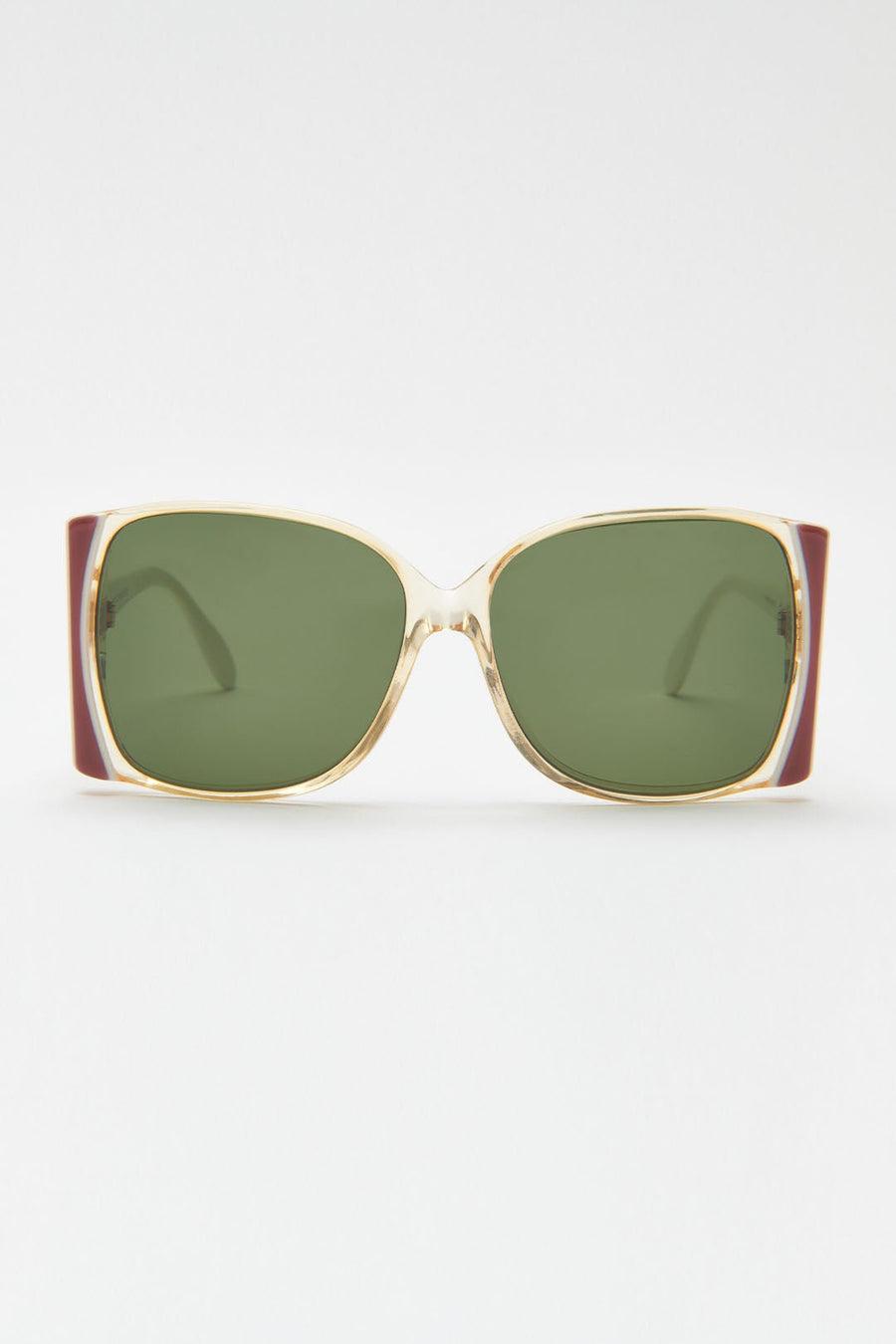 VINTAGE SILHOUETTE SUNGLASSES, WHITE - Burning Torch Online Boutique