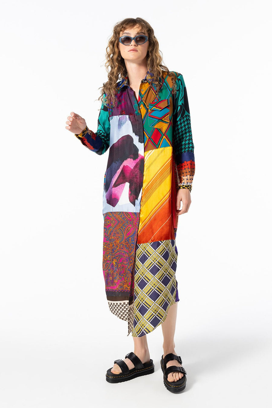 VIVIENNE SHIRTDRESS, MULTI - Burning Torch Online Boutique