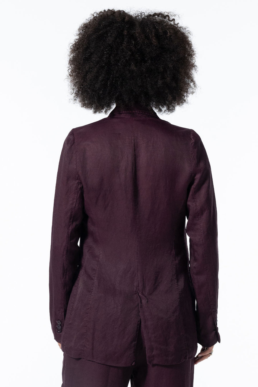 WALLACE BLAZER, PRUNE - Burning Torch Online Boutique