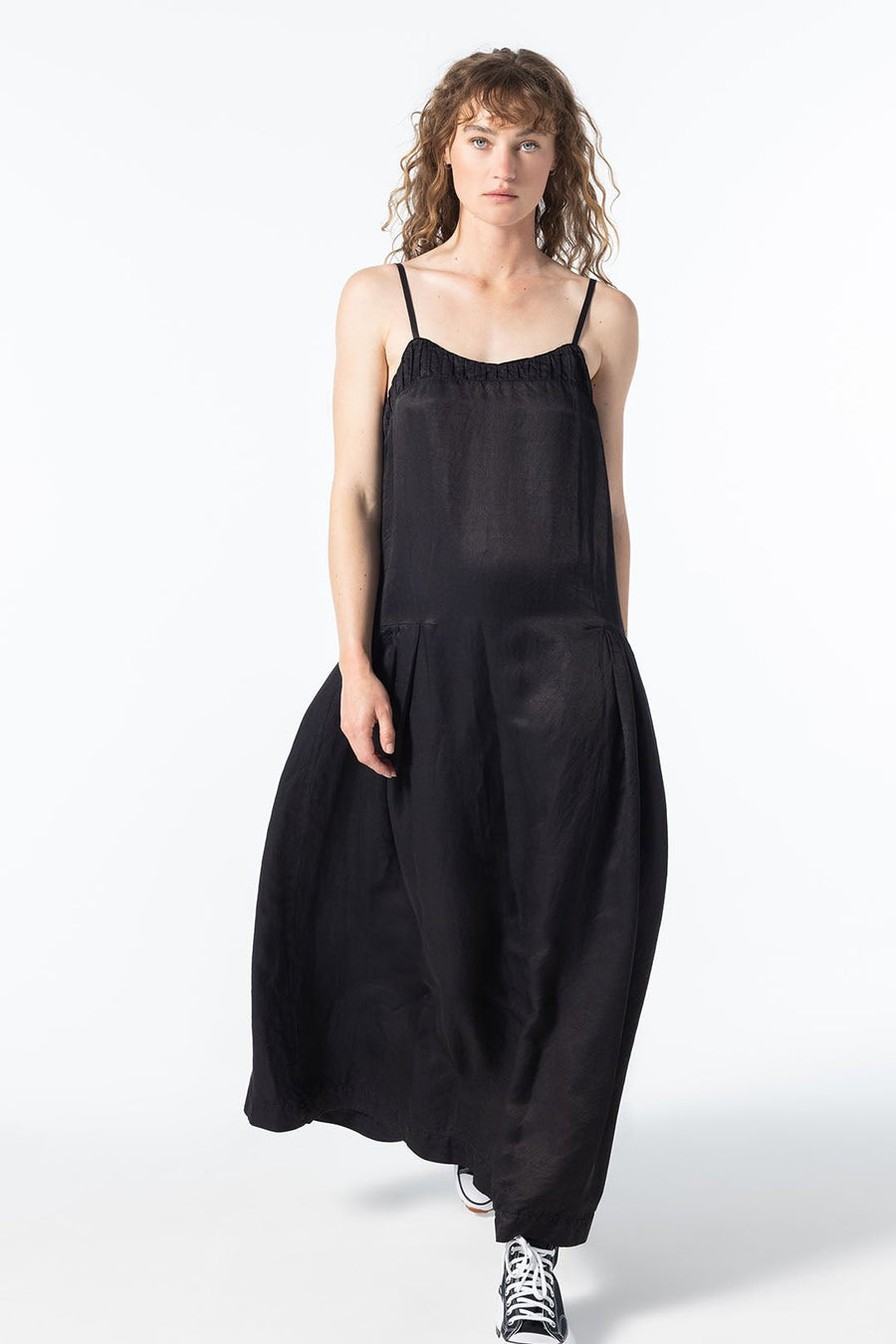 WALLACE DROP WAIST DRESS, BLACK - Burning Torch Online Boutique