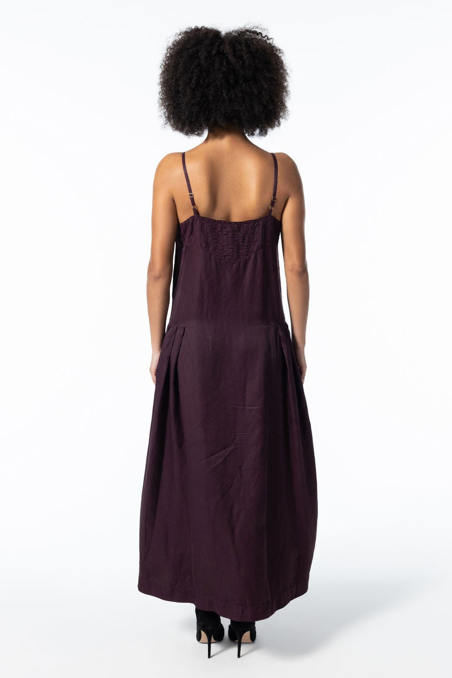 WALLACE DROP WAIST DRESS, PRUNE - Burning Torch Online Boutique