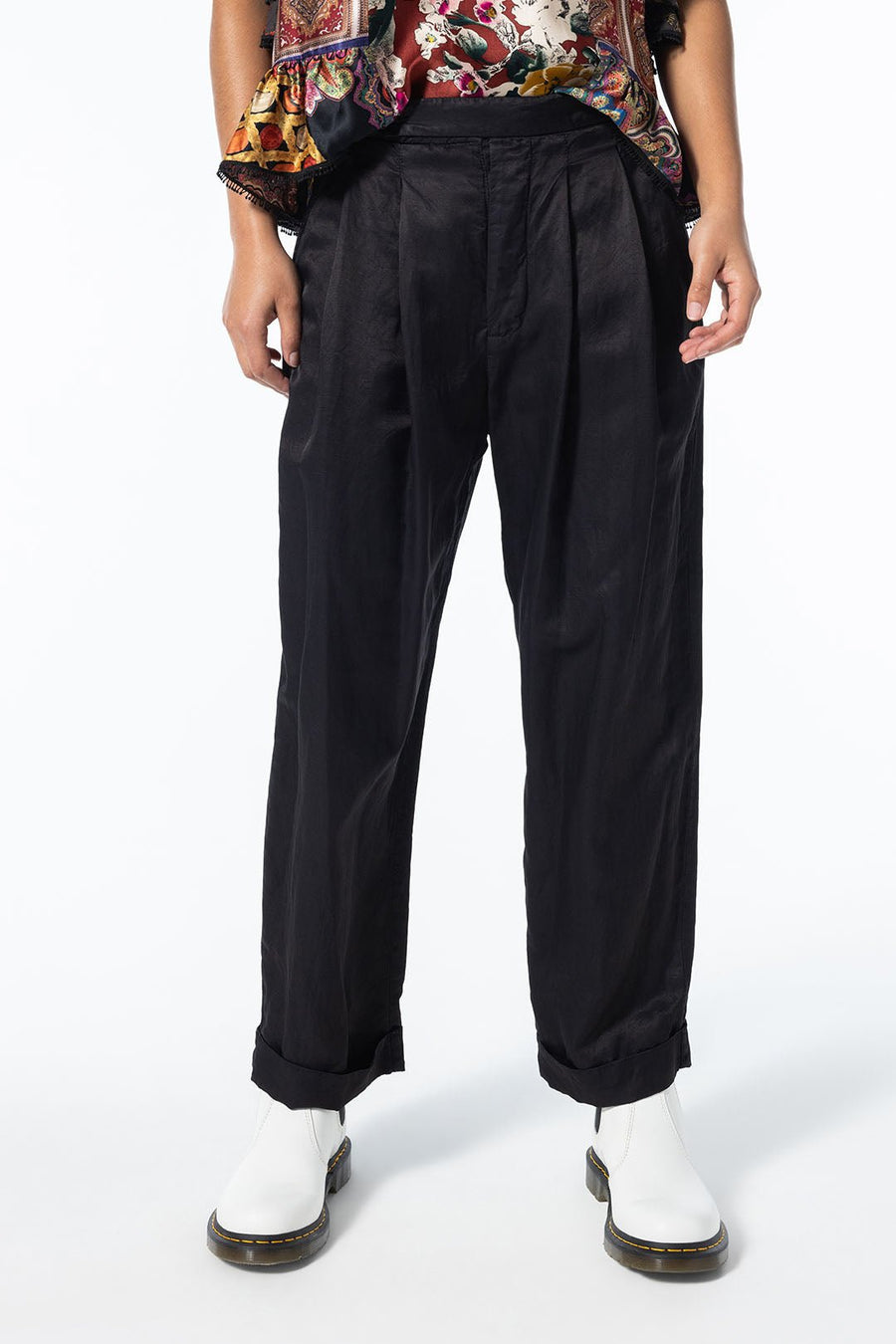 WALLACE TROUSERS, BLACK - Burning Torch Online Boutique