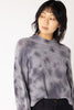 WATERCOLOR CASHMERE SWEATER, STORM - Burning Torch Online Boutique