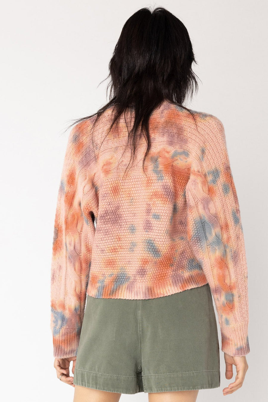 WATERCOLOR CASHMERE SWEATER, SUNRISE - Burning Torch Online Boutique
