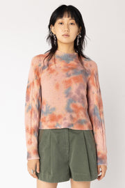 WATERCOLOR CASHMERE SWEATER, SUNRISE - Burning Torch Online Boutique
