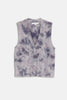 WATERCOLOR CASHMERE VEST, STORM - Burning Torch Online Boutique