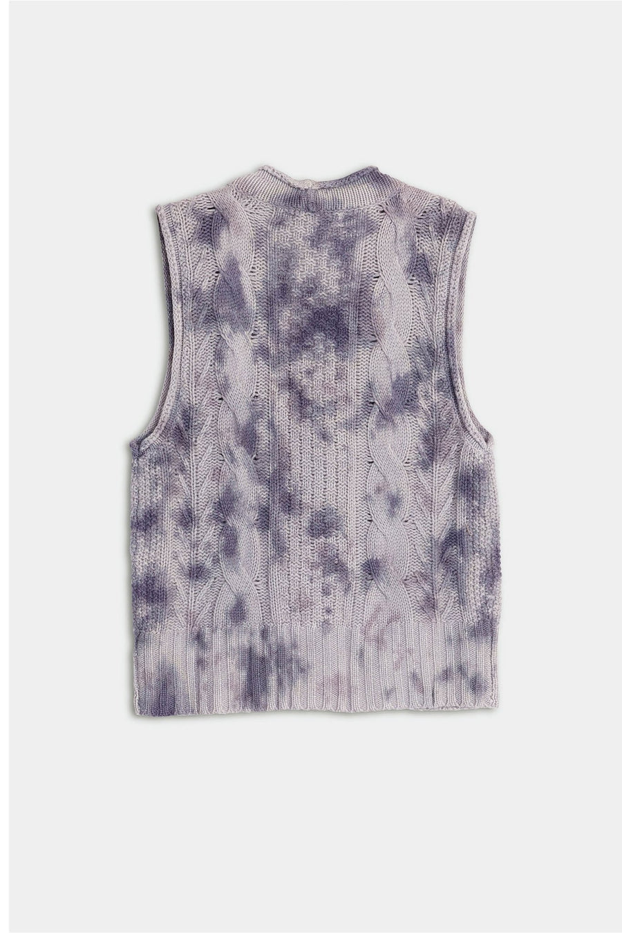 WATERCOLOR CASHMERE VEST, STORM - Burning Torch Online Boutique