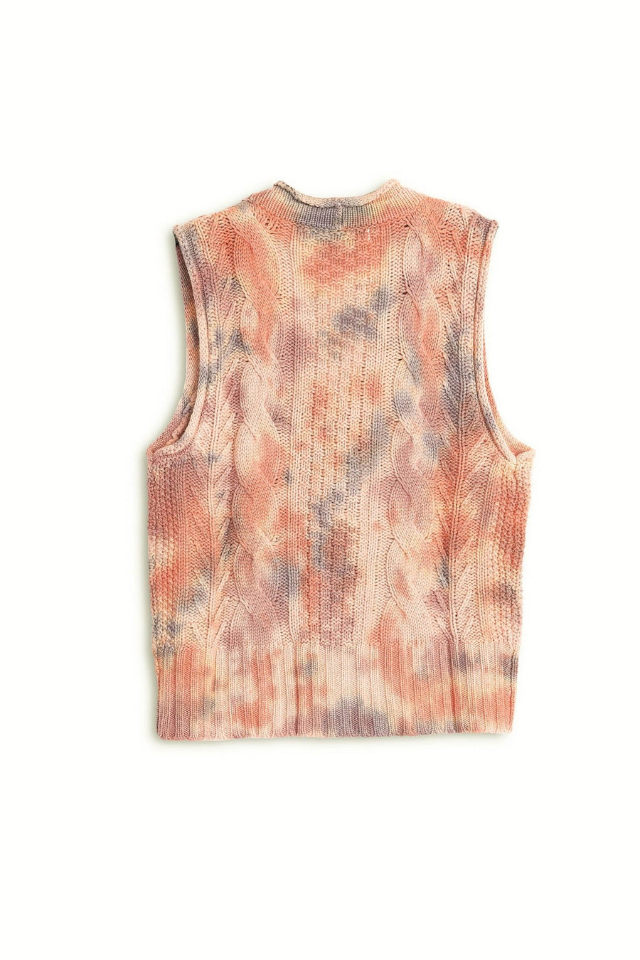 WATERCOLOR CASHMERE VEST, SUNRISE - Burning Torch Online Boutique