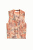WATERCOLOR CASHMERE VEST, SUNRISE - Burning Torch Online Boutique