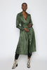 WONDERLAND UPCYCLED PARACHUTE TRENCH, GREEN - SAMPLE - Burning Torch Online Boutique