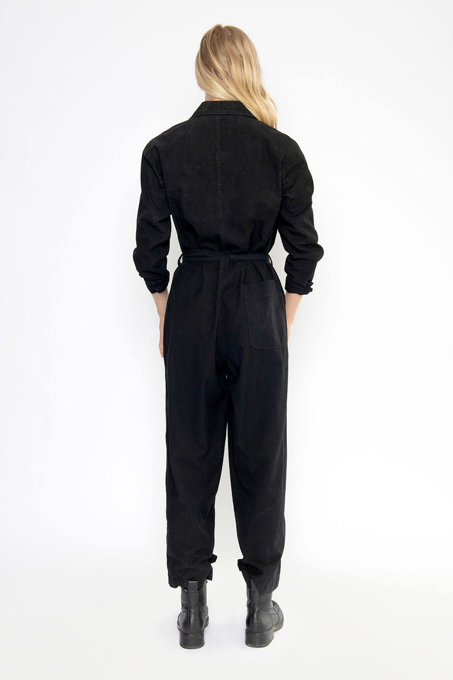 WORKWEAR COVERALL, BLACK - Burning Torch Online Boutique