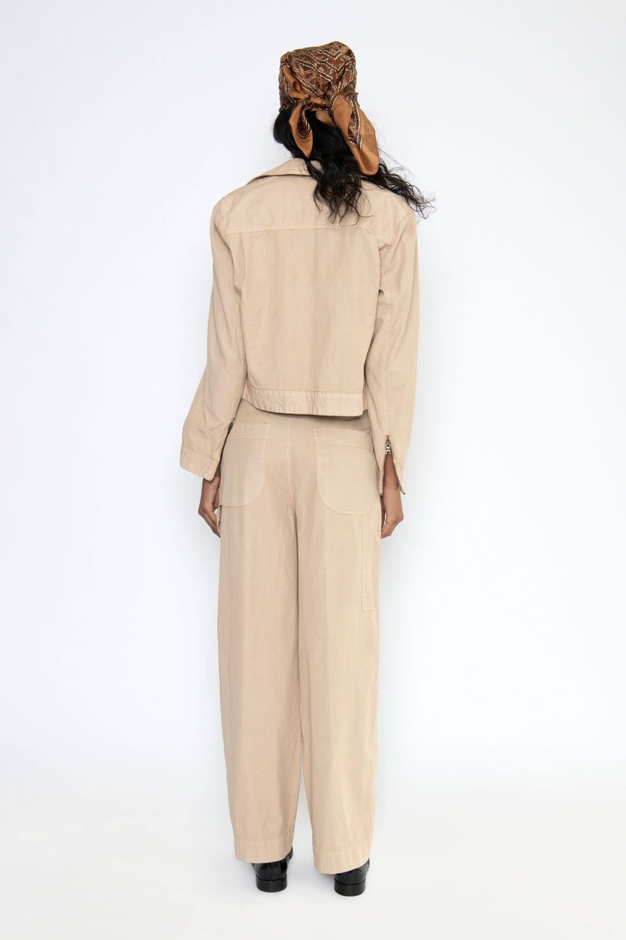 WORKWEAR PANT, PARCHMENT - SAMPLE 10292 - Burning Torch Online Boutique
